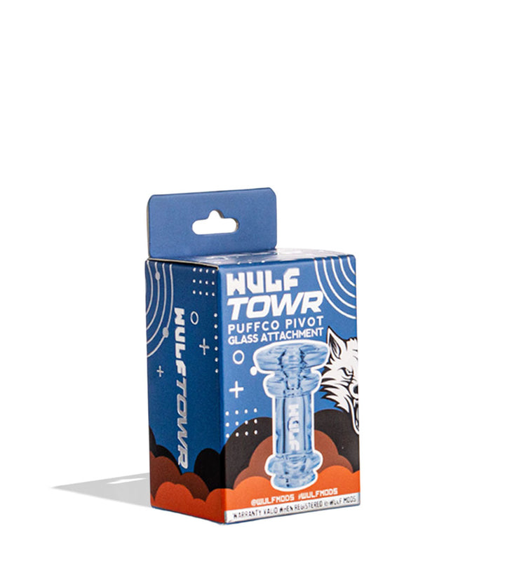 Blue Wulf Mods Towr Puffco Pivot Top packaging on white background