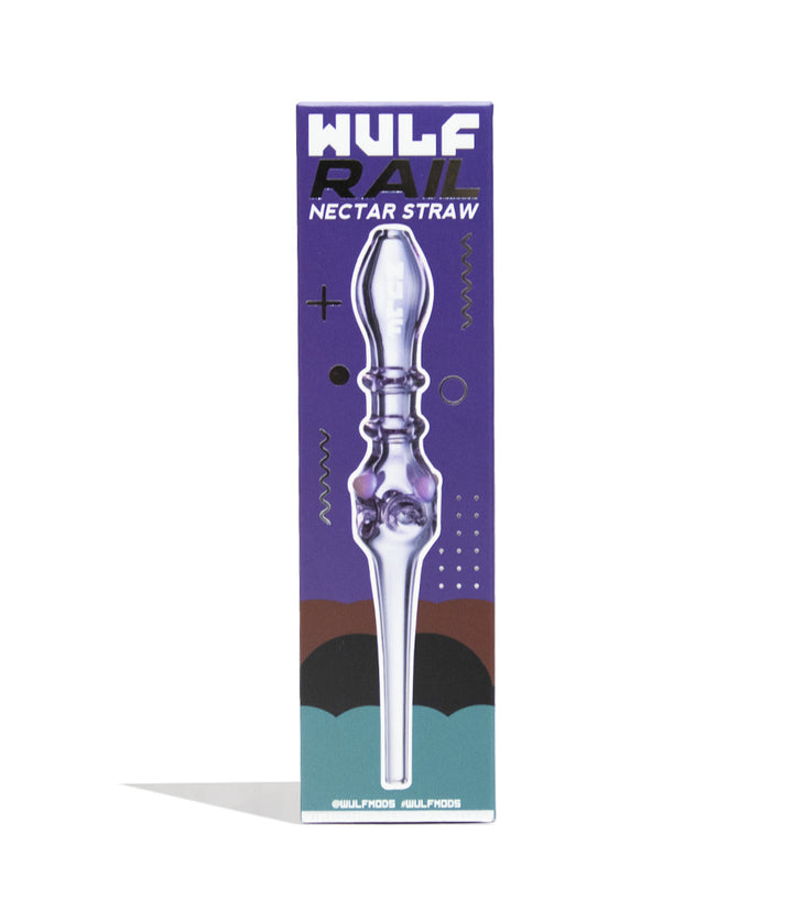 Purple Wulf Mods Rail Nectar Straw Packaging Front View on White Background