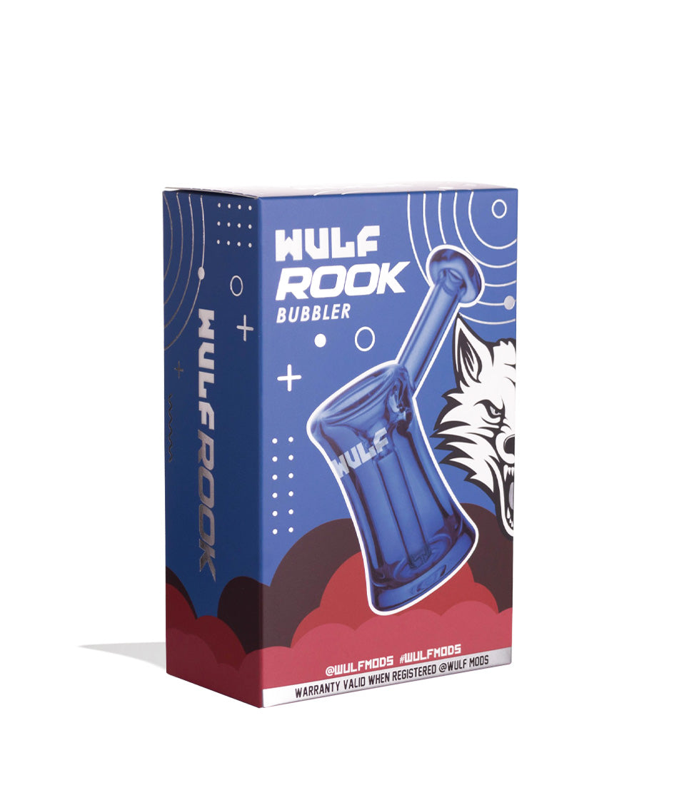 Blue packaging Wulf Mods Rook Bubbler on white background