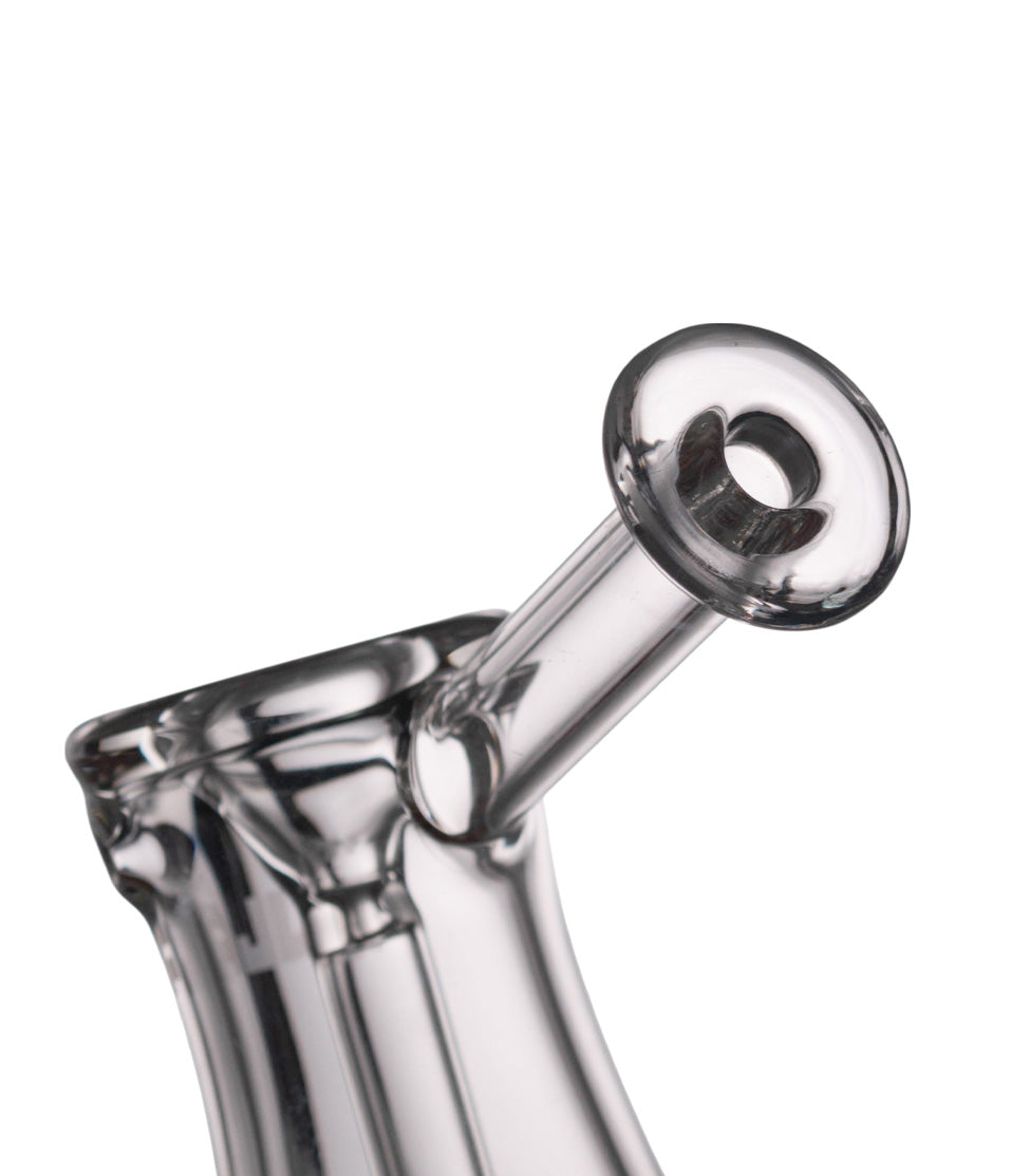 Clear mouthpiece Wulf Mods Rook Bubbler on white background