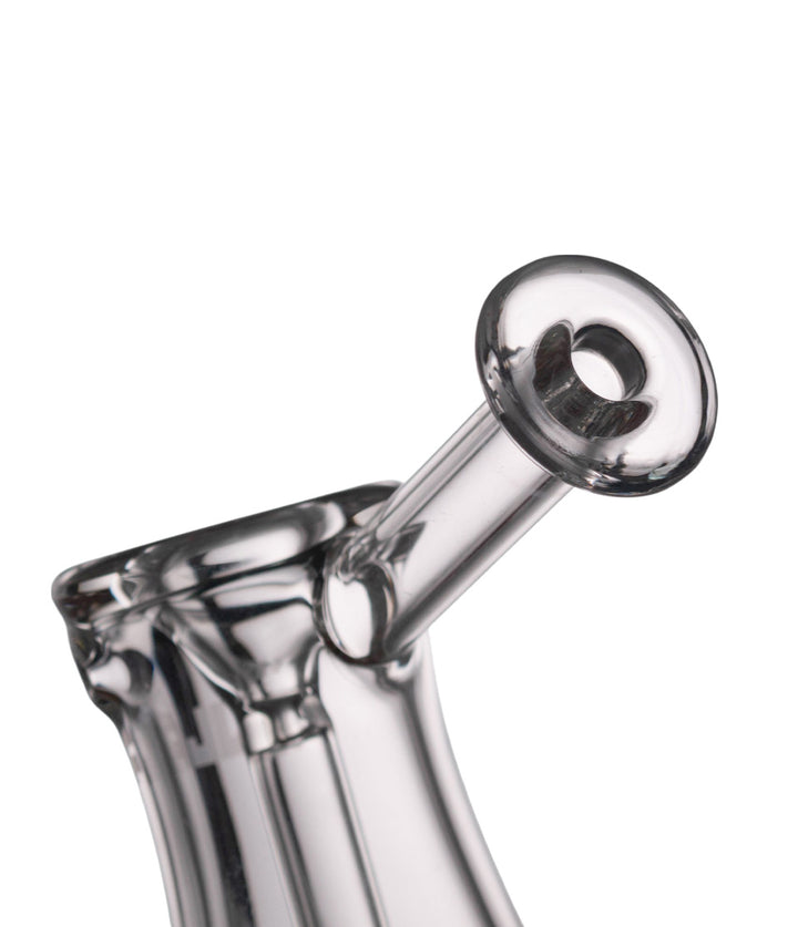 Clear mouthpiece Wulf Mods Rook Bubbler on white background