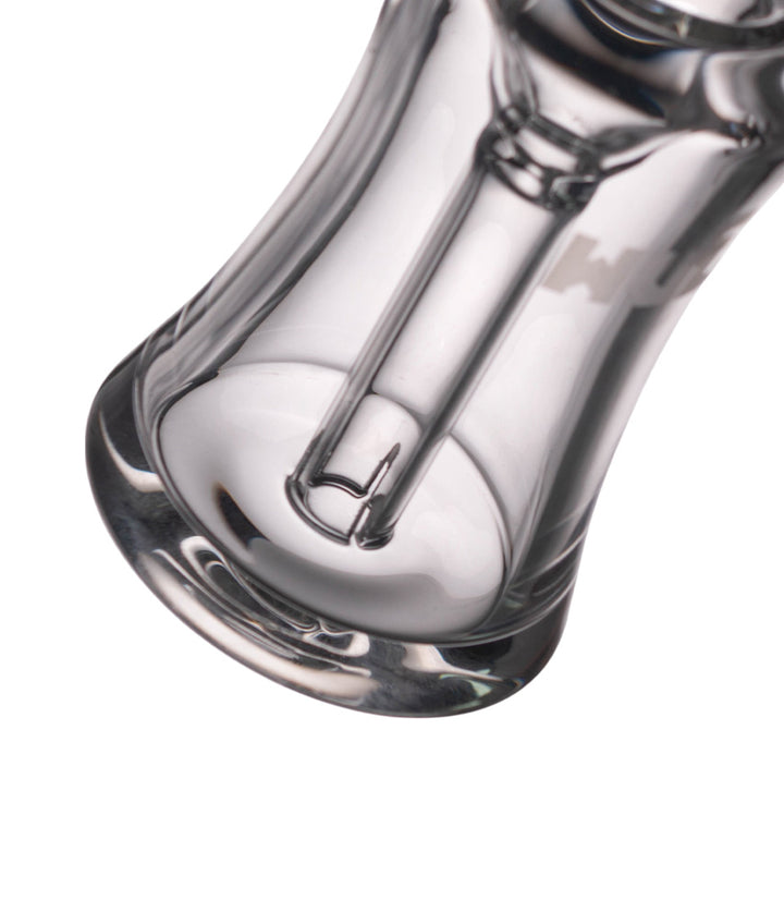 Clear tube Wulf Mods Rook Bubbler on white background